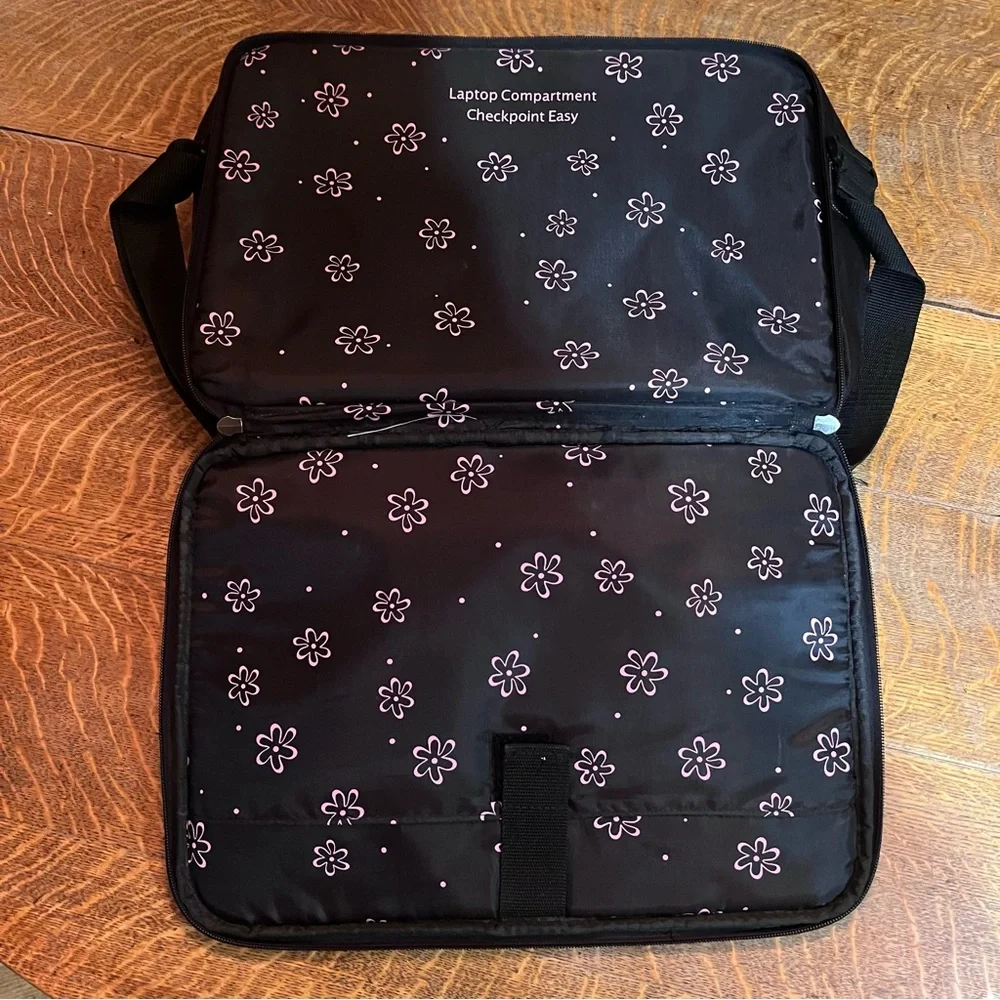 Laptop Bag; Black & Pink; c Icon Brand